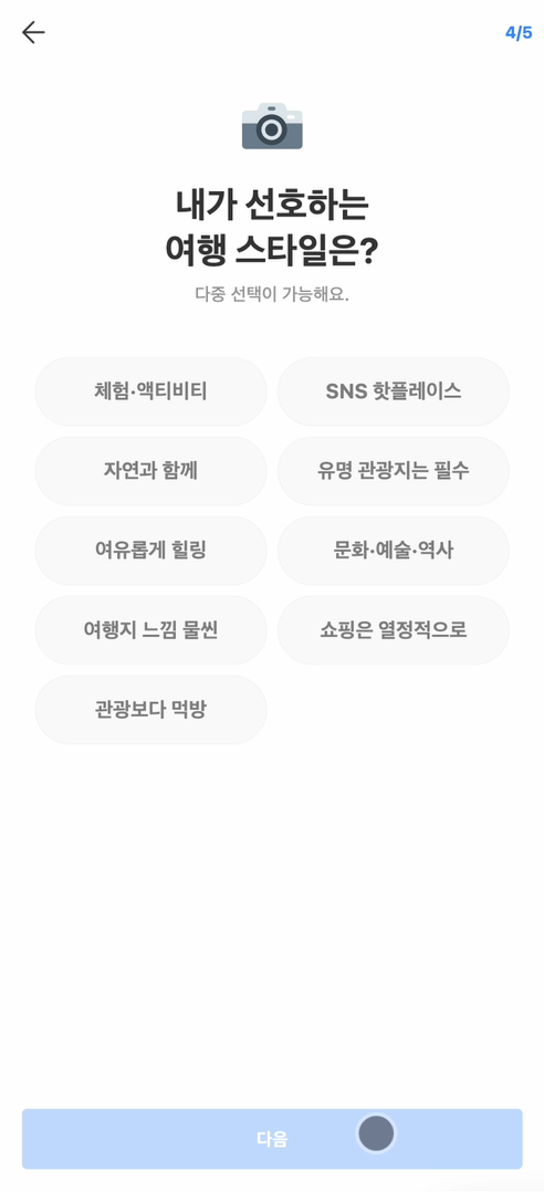 여행 스타일
